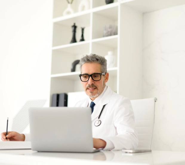 фото врача кардиолога на онлайн приеме